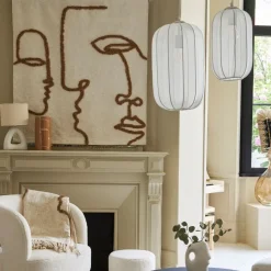 Fabrique de Styles Suspension en polyester et fer h34cm - Organic* Suspensions