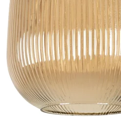 Fabrique de Styles Suspension en verre et fer d22x33cm - Lumi* Suspensions