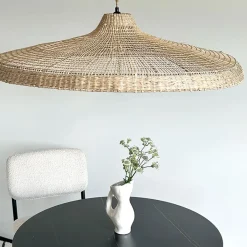 Fabrique de Styles Suspension non électrifiée en jonc de mer tressé d100cm* Suspensions