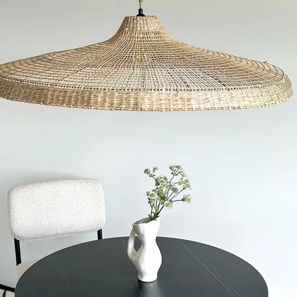 Fabrique de Styles Suspension non électrifiée en jonc de mer tressé d100cm* Suspensions