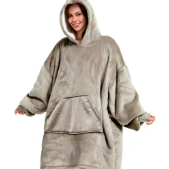 Fabrique de Styles Sweat Plaid à capuche en tissu - Sherry* Accessoires Mode