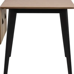 Fabrique de Styles Table à manger avec rallonge en plaqué chêne 120x80cm - Roxy* Table De Salle À Manger