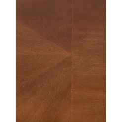 Fabrique de Styles Table à manger ovale en noyer plaqué et métal doré 180x90cm - Denise* Table De Salle À Manger