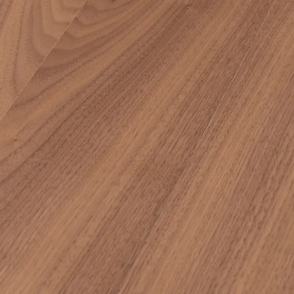 Fabrique de Styles Table à manger ronde en noyer et pieds hêtre noir d100cm - Caly* Table De Salle À Manger