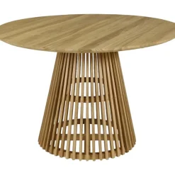 Fabrique de Styles Table à manger ronde en teck d120cm - Kamala* Table De Salle À Manger