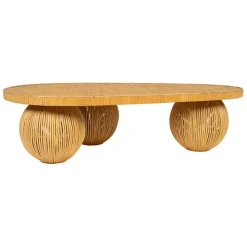 Fabrique de Styles Table basse en rotin et bambou 119x66cm - Tamba* Table Basses