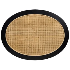 Fabrique de Styles Table basse en rotin et sapin naturel et noir - Balamea* Table Basses