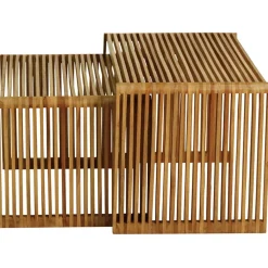Fabrique de Styles Table basse gigogne (lot de 2) en teck - Soan* Table Basses