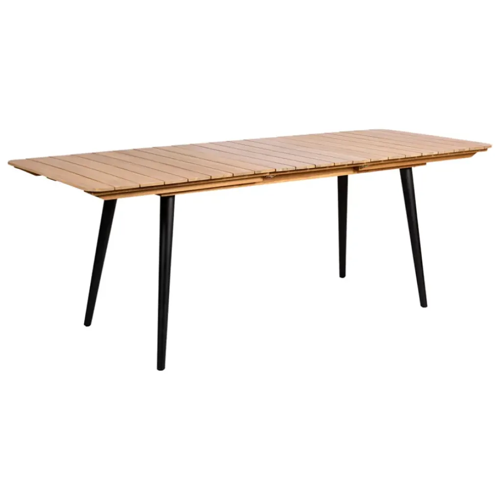 Fabrique de Styles Table de jardin avec rallonge en acacia écru 210-160x80cm - Santo*Enfant Tables De Jardin|Jardin