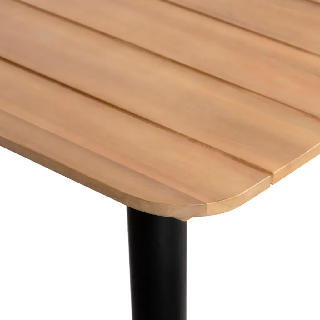 Fabrique de Styles Table de jardin avec rallonge en acacia écru 210-160x80cm - Santo*Enfant Tables De Jardin|Jardin
