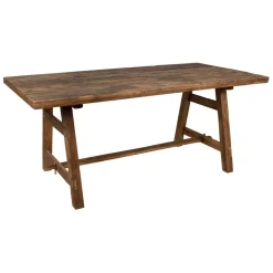 Fabrique de Styles Table de salle a manger rectangle en bois recyclé 180x90cm - Campagne* Table De Salle À Manger