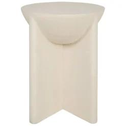 Fabrique de Styles Table d'appoint ronde effet béton ciré d40cm - Leros* Bouts De Canapé Et Tables D'appoint