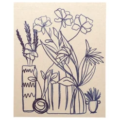 Fabrique de Styles Tableau en lin 40x50cm - medi summer* Tableaux Et Toiles