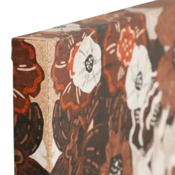 Fabrique de Styles Tableau turban fleuri terra 70x100cm* Tableaux Et Toiles