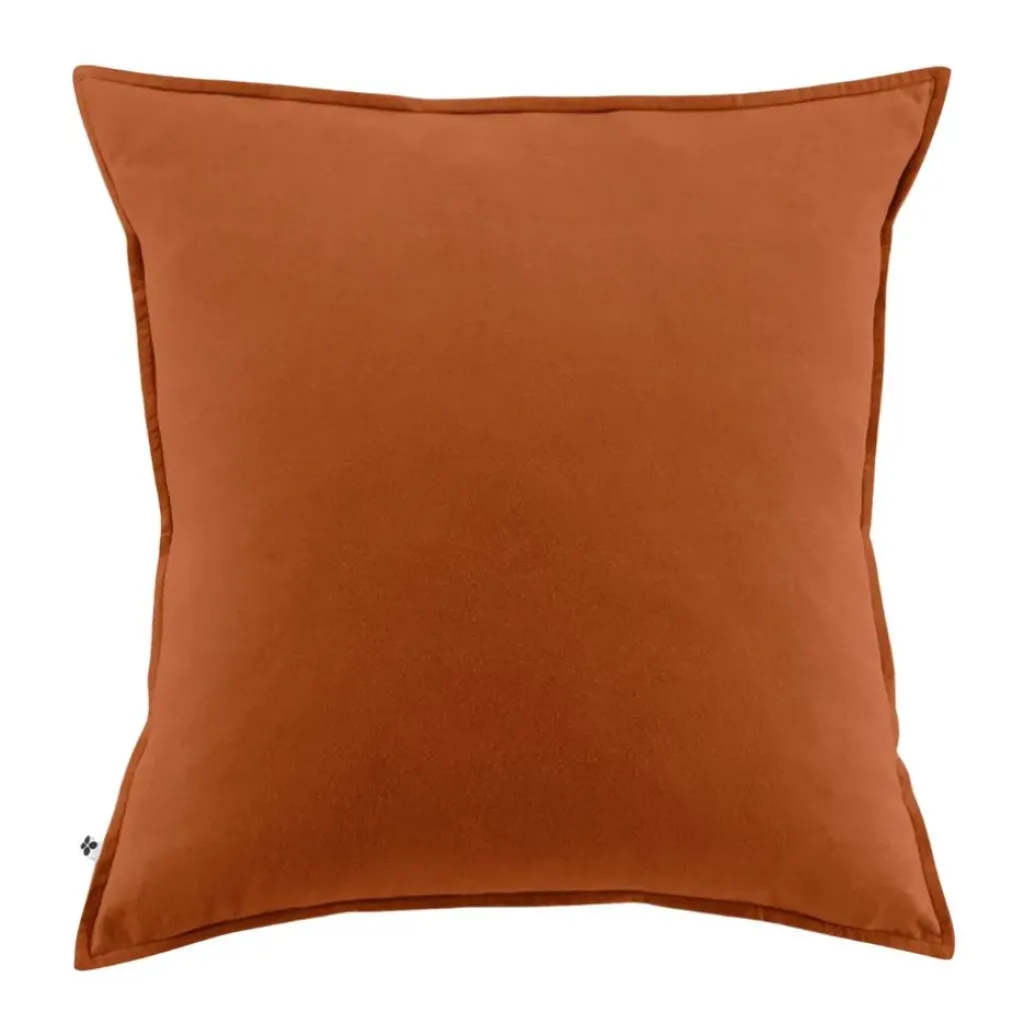 Fabrique de Styles Taie d'oreiller en flanelle tomette 63x63cm - Candice* Taies Et Traversins