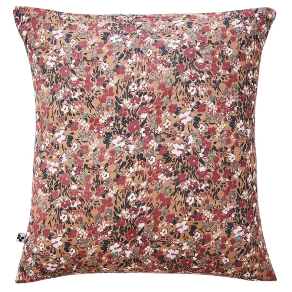 Fabrique de Styles Taie d'oreiller en gaze de coton imprimée 60x60cm - Capucine* Taies Et Traversins