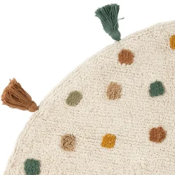 Fabrique de Styles Tapis à pois tufté d100cm coton - sweet dream*Enfant Déco