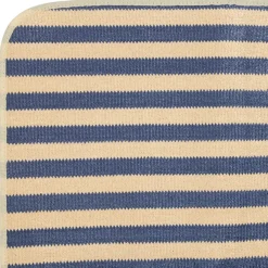 Fabrique de Styles Tapis de plage en tissu rayé et naturel 180x120cm - Medi* Draps De Plage Et Foutas
