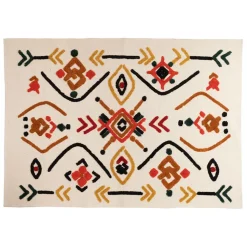 Fabrique de Styles Tapis Titica naturel et Orange 200X140cm* Tapis