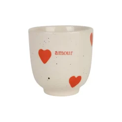 Fabrique de Styles Tasse à café amour en grès et rouge 15cl* Tasses Et Mugs
