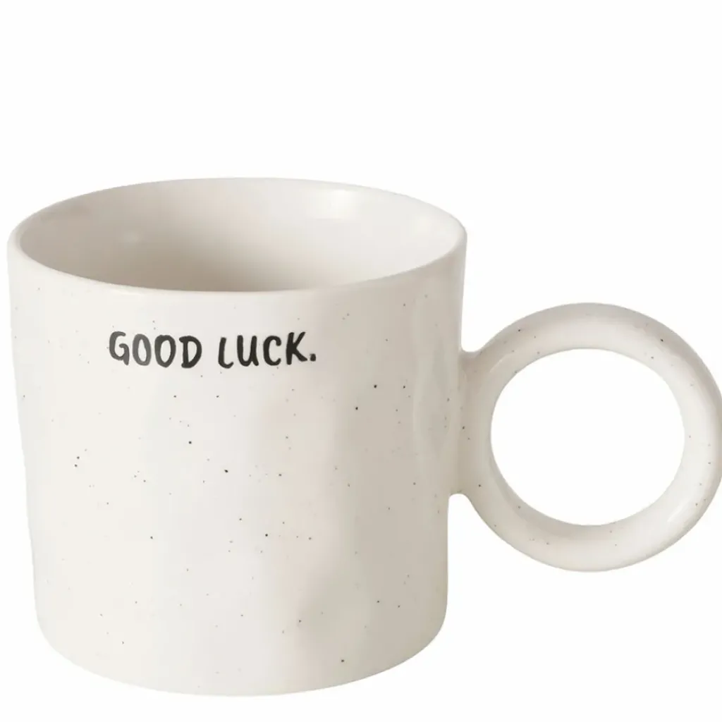 Fabrique de Styles Tasse en porcelaine Good luck 36cl - Jumbo* Tasses Et Mugs