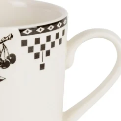 Fabrique de Styles Tasse haute en faïence 34.5cl - Damier* Tasses Et Mugs