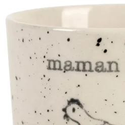 Fabrique de Styles Tasse Maman en grès moucheté 15cl - La Ferme* Tasses Et Mugs