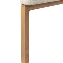 Fabrique de Styles Tete lit en bouclettes et bois 160x100cm - Organic* Têtes De Lit Et Paravents