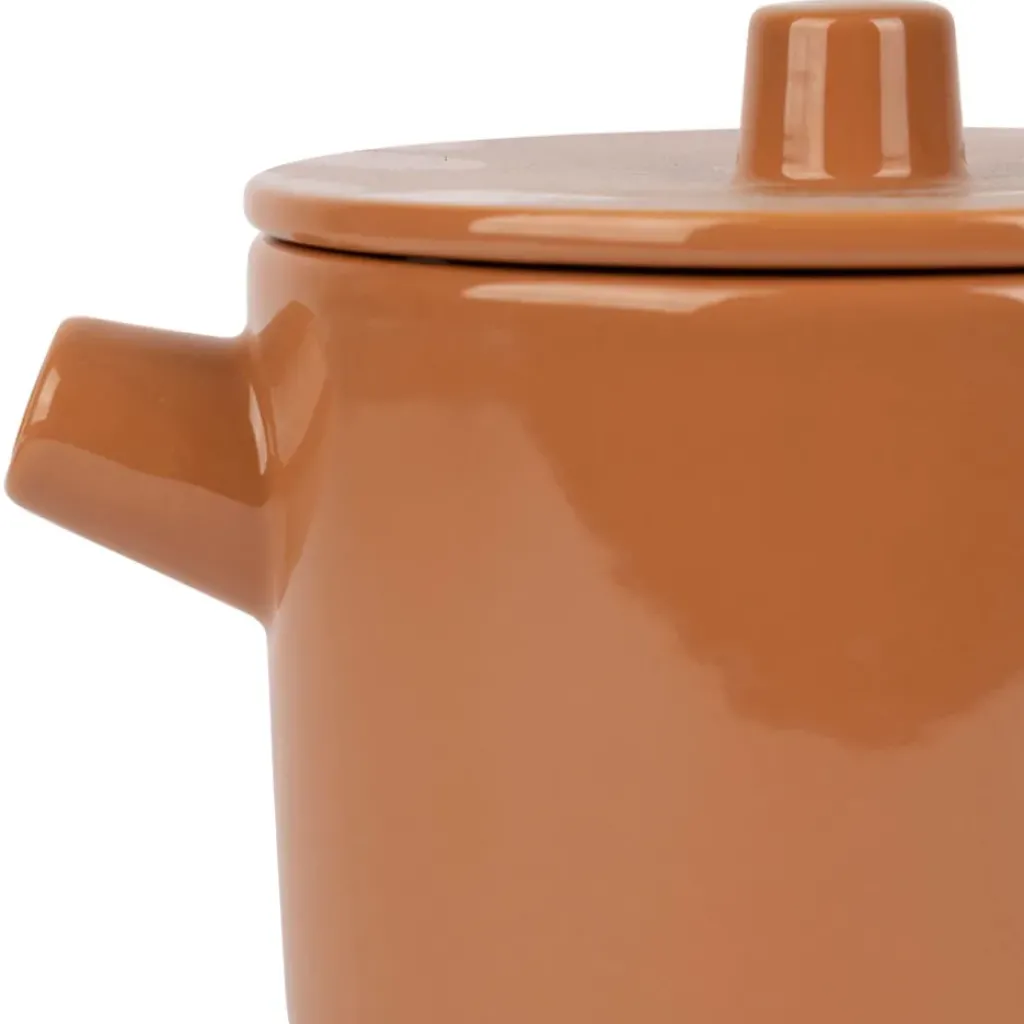Fabrique de Styles Théière avec filtre en grès 90cl - cannelé* Théières Et Cafetières