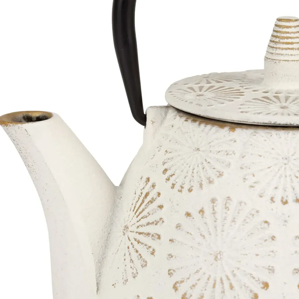Fabrique de Styles Théière en fonte et dorée - lotus* Théières Et Cafetières