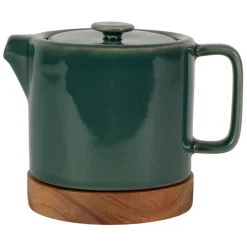 Fabrique de Styles Théière en grès émeraude avec filtre 70cl - Nordika* Théières Et Cafetières