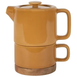 Fabrique de Styles Théière solitaire en grès avec filtre 45cl - Nordika* Théières Et Cafetières