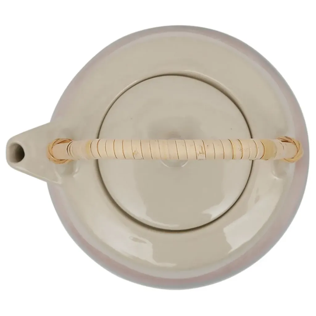 Fabrique de Styles Théière et vert en porcelaine avec filtre 1.3l - sweet leaves* Théières Et Cafetières