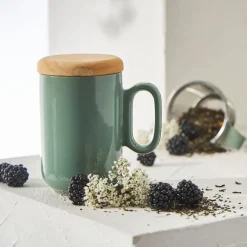 Fabrique de Styles Tisanière avec filtre en grès 45cl - Baltika* Tasses Et Mugs