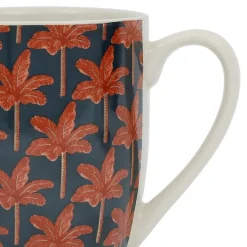 Fabrique de Styles Tisanière en céramique feuille avec filtre 37.5cl - Tropic Étoile* Tasses Et Mugs