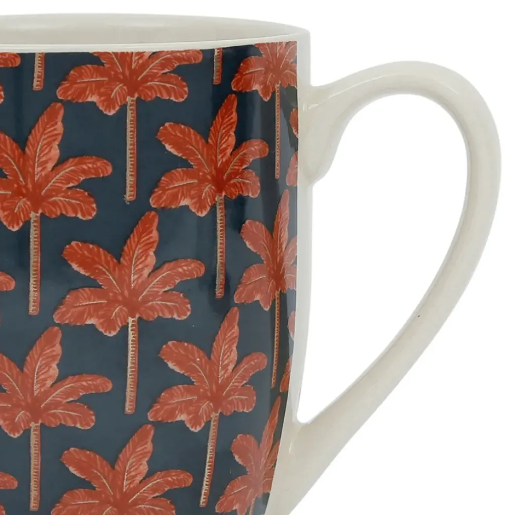 Fabrique de Styles Tisanière en céramique feuille avec filtre 37.5cl - Tropic Étoile* Tasses Et Mugs