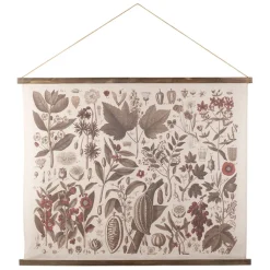 Fabrique de Styles Toile en tissu et sapin 100x81cm - Botanique* Tableaux Et Toiles