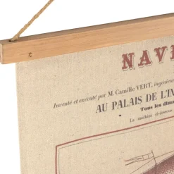 Fabrique de Styles Toile en tissu Navire Aerien 65x85cm - Aerien* Tableaux Et Toiles