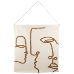 Fabrique de Styles Toile tufté en coton 125x140cm - Organic* Tableaux Et Toiles