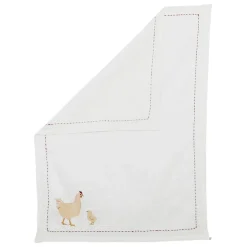 Fabrique de Styles Torchon en coton avec poule 50x70cm - A La Ferme* Torchons, Tabliers Et Maniques
