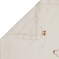 Fabrique de Styles Torchon en coton écru et brun 70x50cm - La Ferme* Torchons, Tabliers Et Maniques