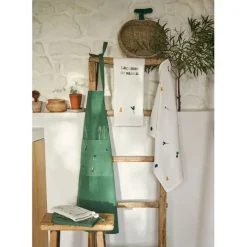 Fabrique de Styles Torchon en coton écru 70x50cm - P'tit Légumes* Torchons, Tabliers Et Maniques