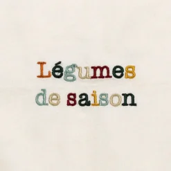Fabrique de Styles Torchon saison en coton écru 70x50cm - P'tit Legumes* Torchons, Tabliers Et Maniques