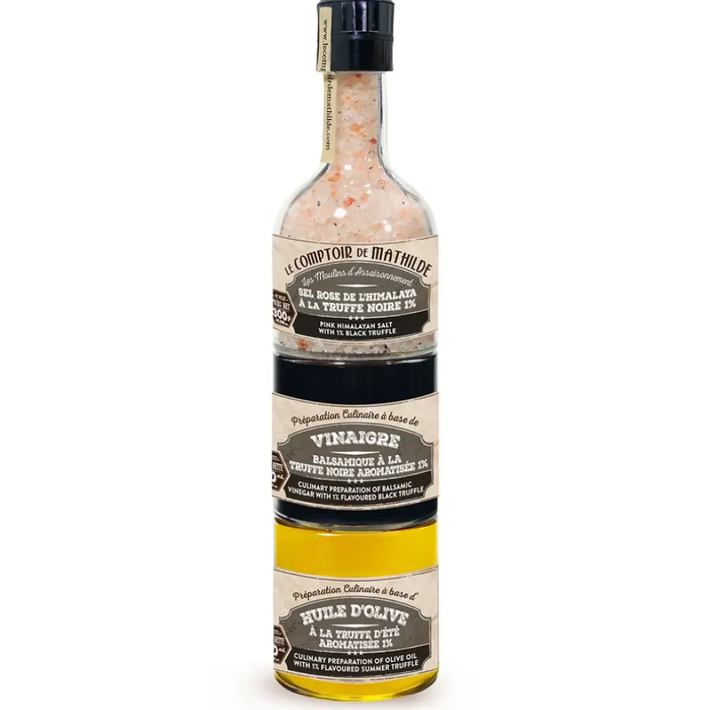 Fabrique de Styles Trio empilable truffe* Huiles Et Vinaigres