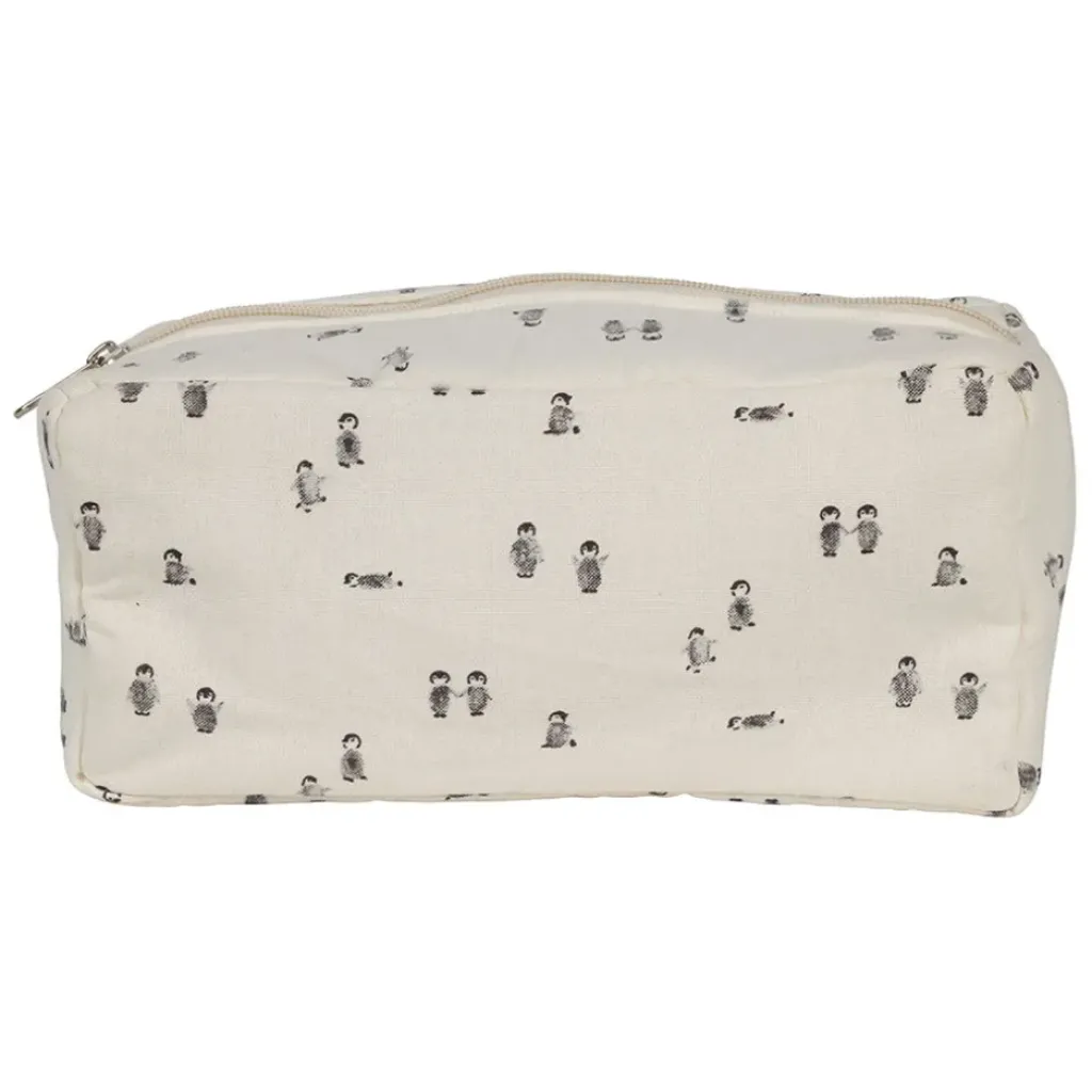 Fabrique de Styles Trousse de toilette banquise en coton écru et gris - Sweetdream* Pochettes Et Housses