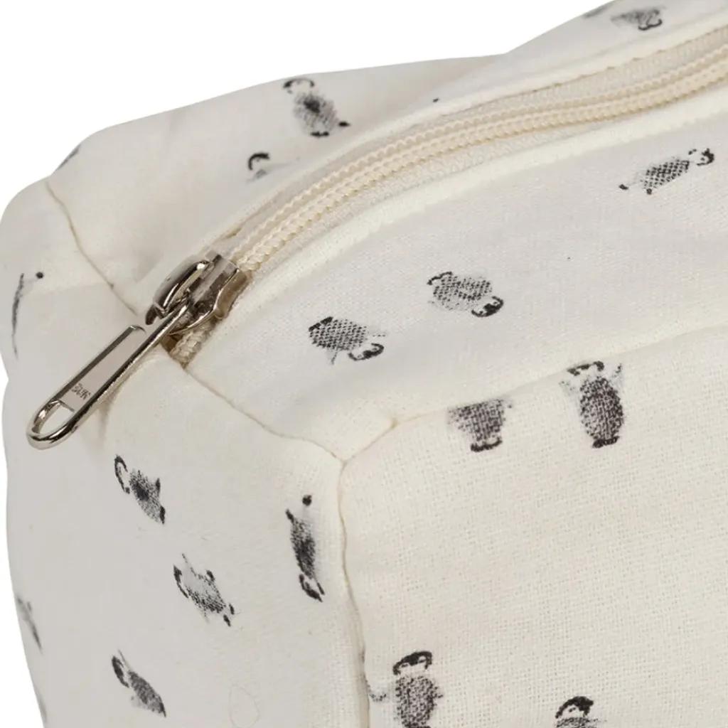 Fabrique de Styles Trousse de toilette banquise en coton écru et gris - Sweetdream* Pochettes Et Housses