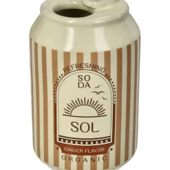 Fabrique de Styles Vase canette de soda en faïence nude h11cm* Vases Et Soliflores