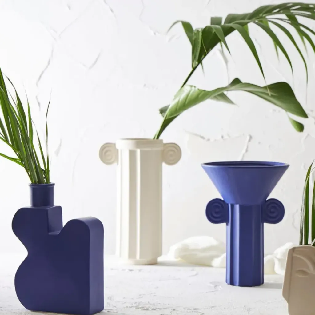 Fabrique de Styles Vase colonne en grès h35cm - Greeka* Vases Et Soliflores