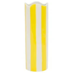 Fabrique de Styles Vase cylindrique en grès écru h23.5cm - Patchuca* Vases Et Soliflores