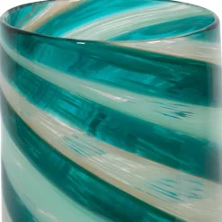 Fabrique de Styles Vase cylindrique en verre émeraude h25cm - Sablon* Vases Et Soliflores